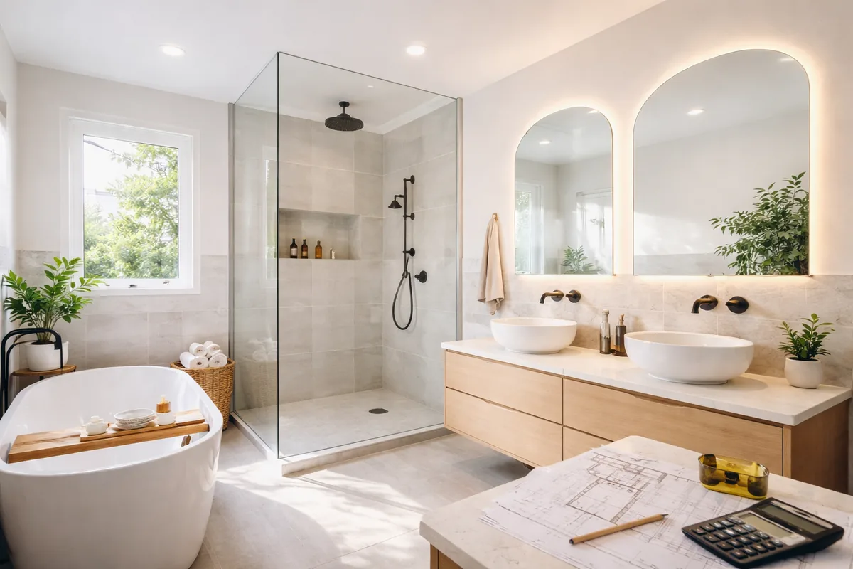 Quel est le prix au m² d'une rénovation de salle de bains