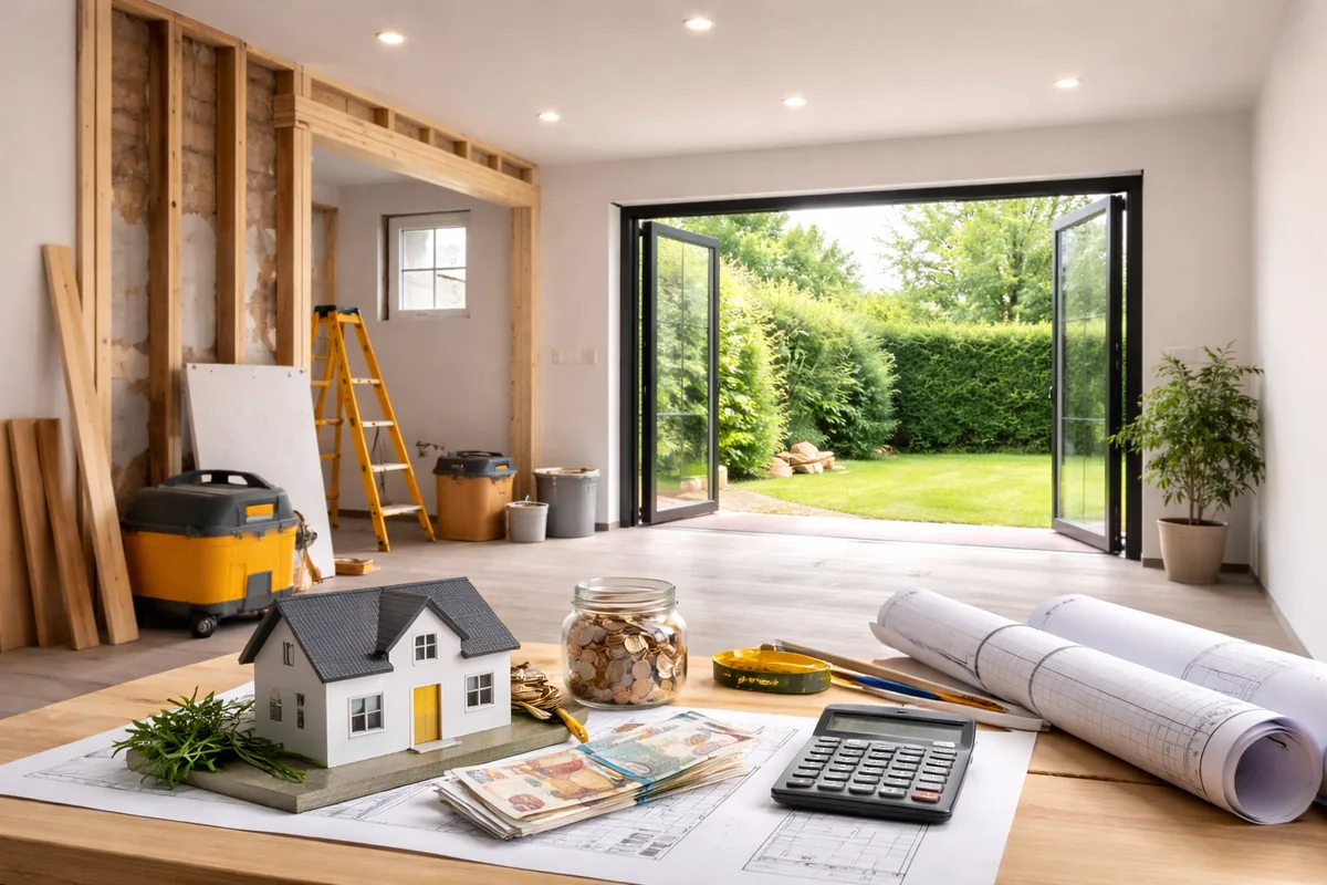 Comment financer des travaux de transformation d'un garage